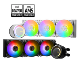 MSI CB MAG CORELIQUID E360 WHITE – 360 mm AIO-Wasserkühler mit 3×120 mm ARGB-Lüftern