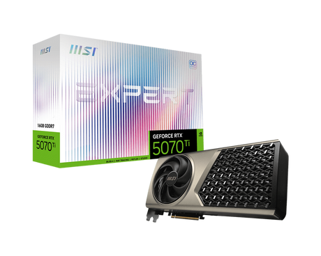 MSI Grafikkarte GeForce RTX 5070 Ti 16G EXPERT OC - MSI e-Shop | Offiziell von MSI Deutschland