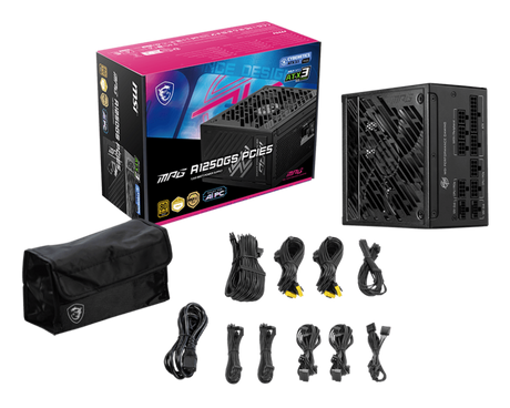 MSI Desktop PC Netzteil MPG A1250GS PCIE5 - MSI e-Shop | Offiziell von MSI Deutschland