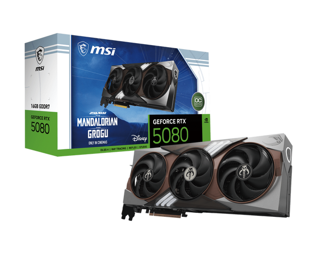 GeForce RTX 5080 16G The Mandalorian and Grogu Edition OC - MSI e-Shop | Offiziell von MSI Deutschland