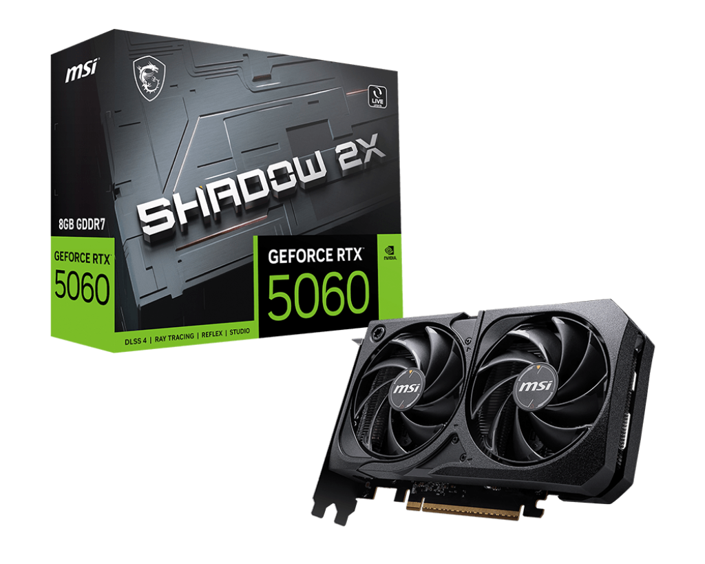 MSI Grafikkarte GeForce RTX 5060 8G SHADOW 2X
