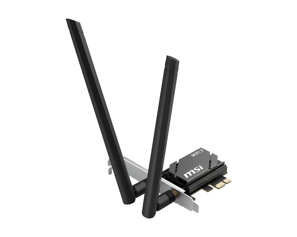 MSI WIFI 7 Wirless PCIe Card Herald BE6500 - MSI e-Shop | Offiziell von MSI Deutschland