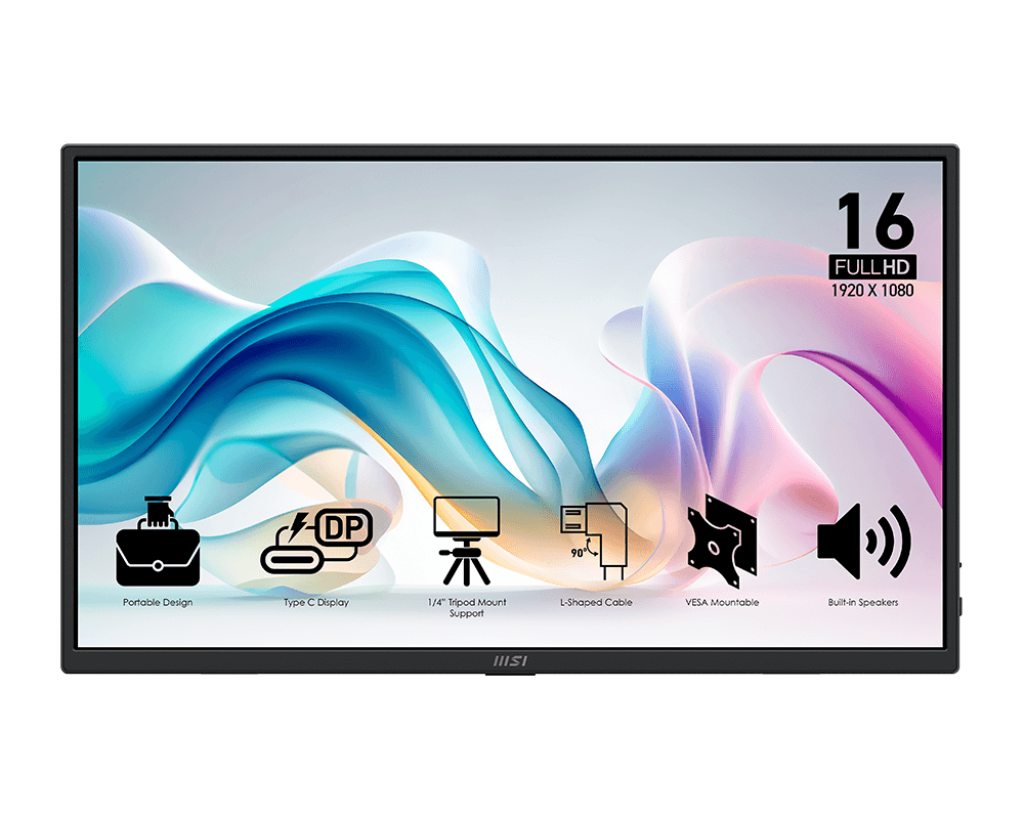 MSI CB PRO MP165 E6 | MSI PRO Monitor - MSI e-Shop | Offiziell von MSI Deutschland
