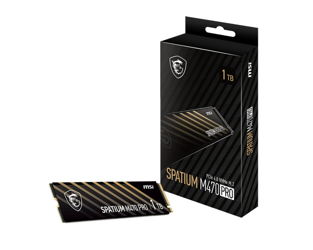 MSI SSD SPATIUM M470 PRO PCIe 4.0 NVMe M.2 1TB Caggtus25 - MSI e-Shop | Offiziell von MSI Deutschland