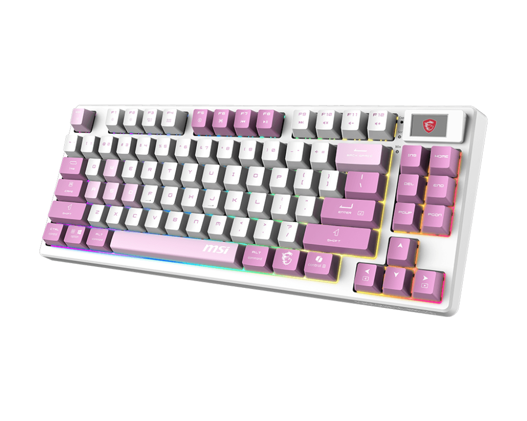 MSI Gaming Tastatur FORGE GK600 TKL WIRELESS VIOLET DE