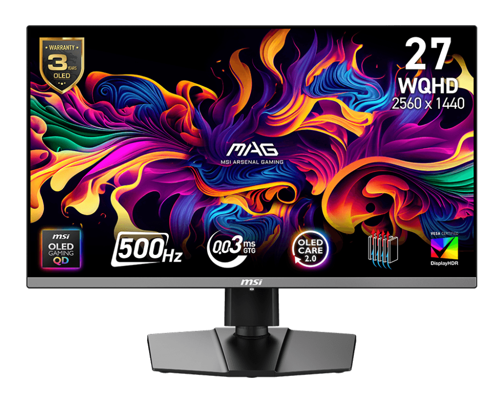 MAG 272QP QD-OLED X50 | MSI Gaming Monitor - MSI e-Shop | Offiziell von MSI Deutschland