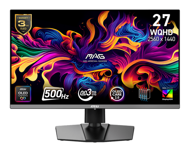 MAG 272QP QD-OLED X50 | MSI Gaming Monitor - MSI e-Shop | Offiziell von MSI Deutschland