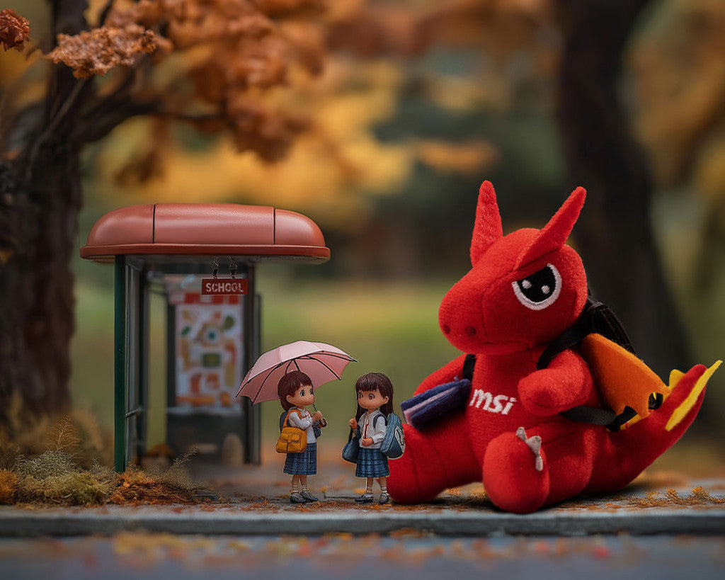 Lucky Doll Keychain—Back to School
