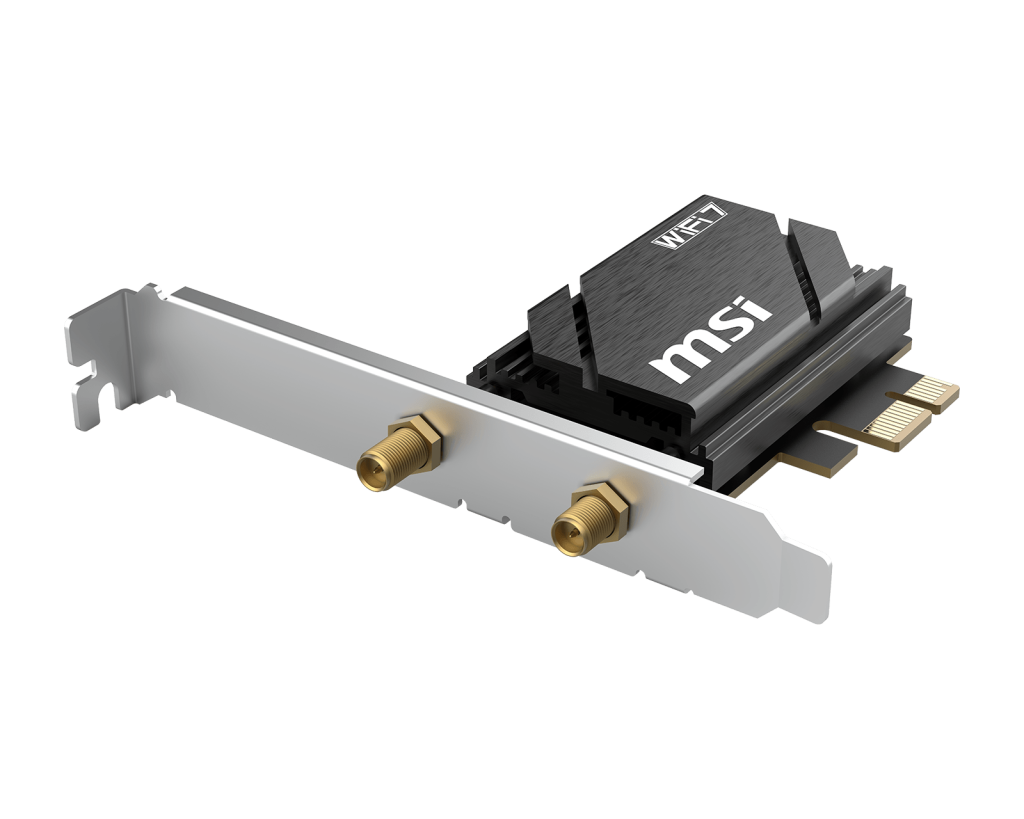 MSI WIFI 7 Wirless PCIe Card Herald BE6500 - MSI e-Shop | Offiziell von MSI Deutschland