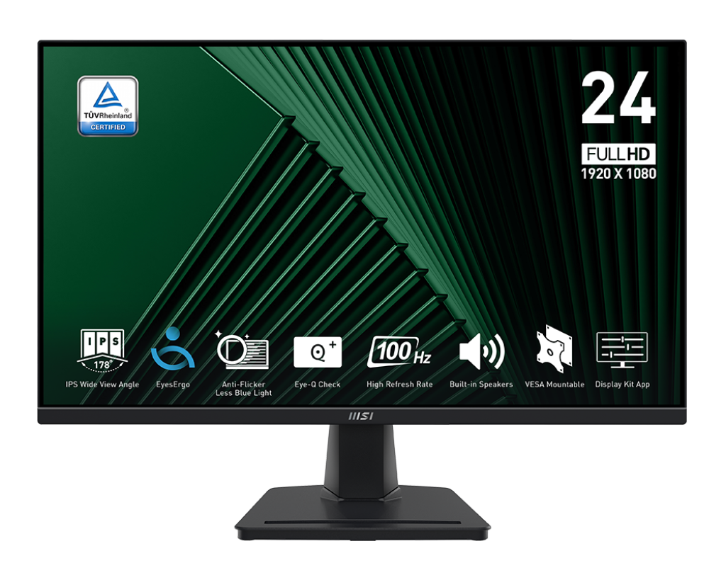 MSI CB PRO MP245G | MSI PRO Monitor - MSI e-Shop | Offiziell von MSI Deutschland