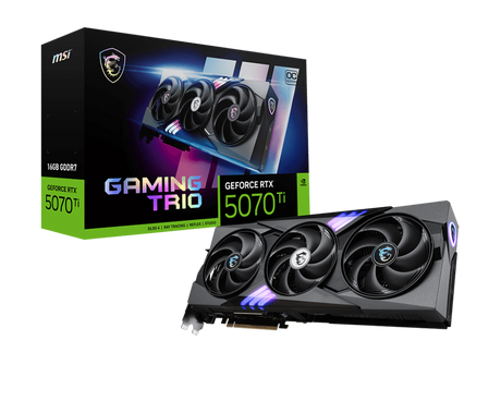 MSI Grafikkarte GeForce RTX 5070 Ti 16G GAMING TRIO OC - MSI e-Shop | Offiziell von MSI Deutschland