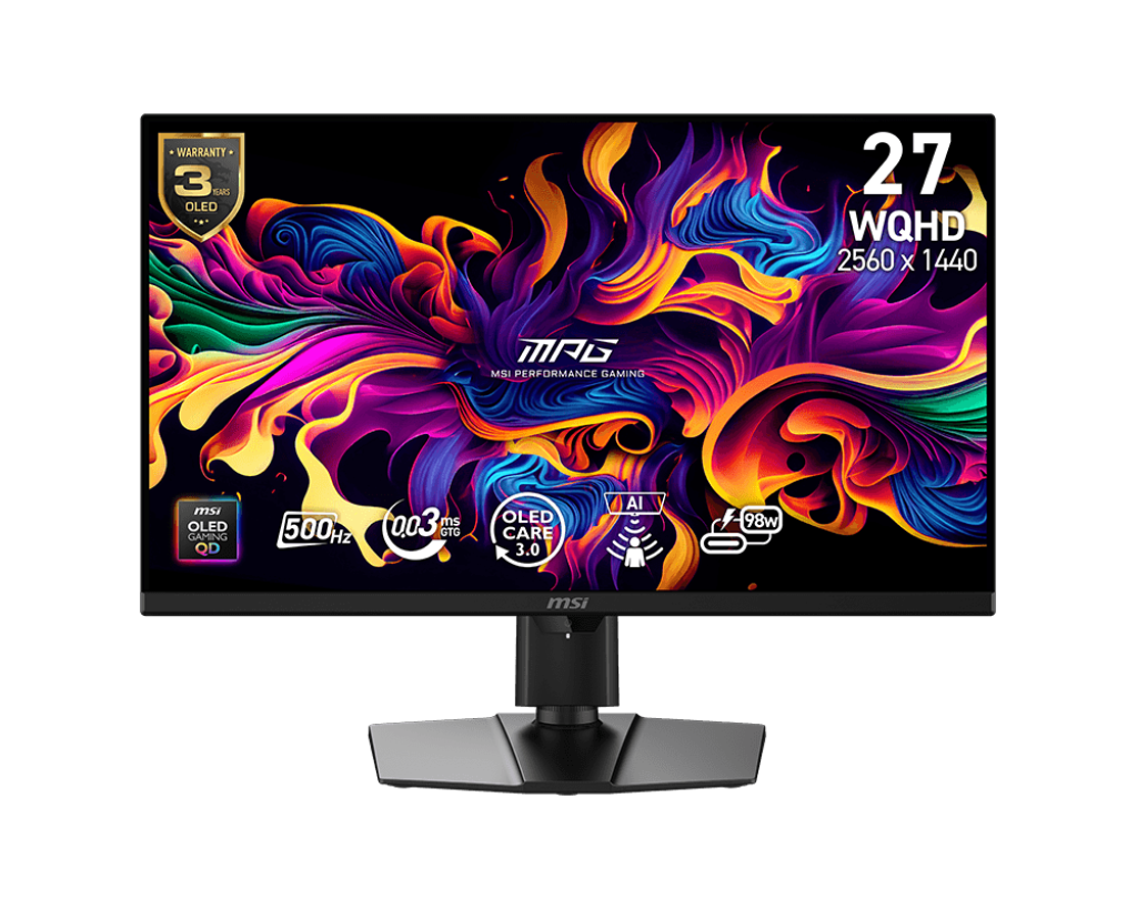 MPG 271QR QD-OLED X50 | MSI Gaming Monitor - MSI e-Shop | Offiziell von MSI Deutschland