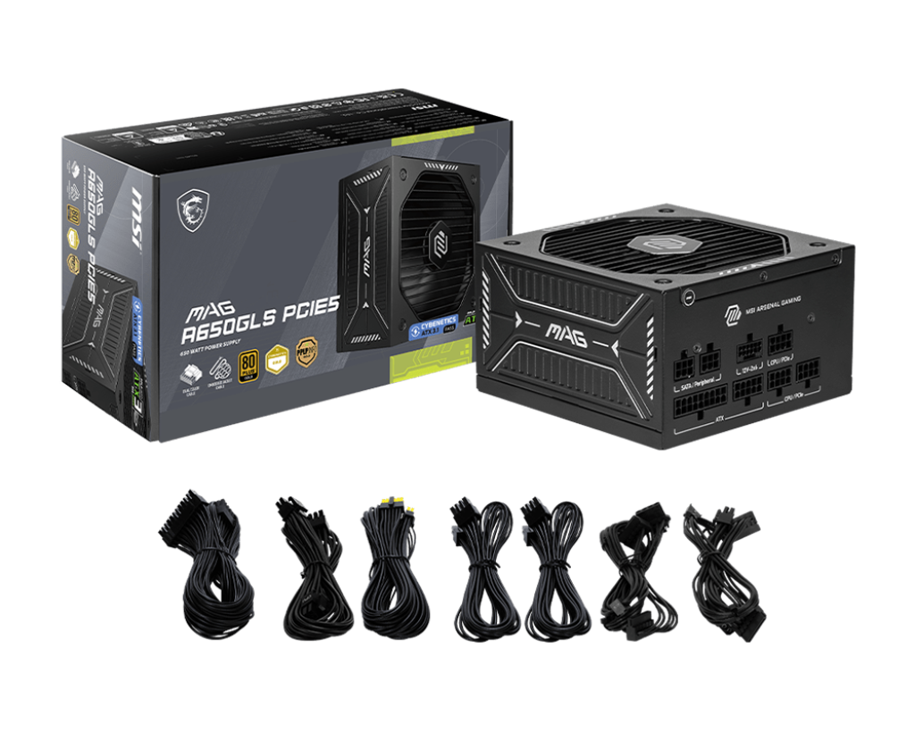 MSI CB Dektop PC Netzteil MAG A650GLS PCIE5 - MSI e-Shop | Offiziell von MSI Deutschland