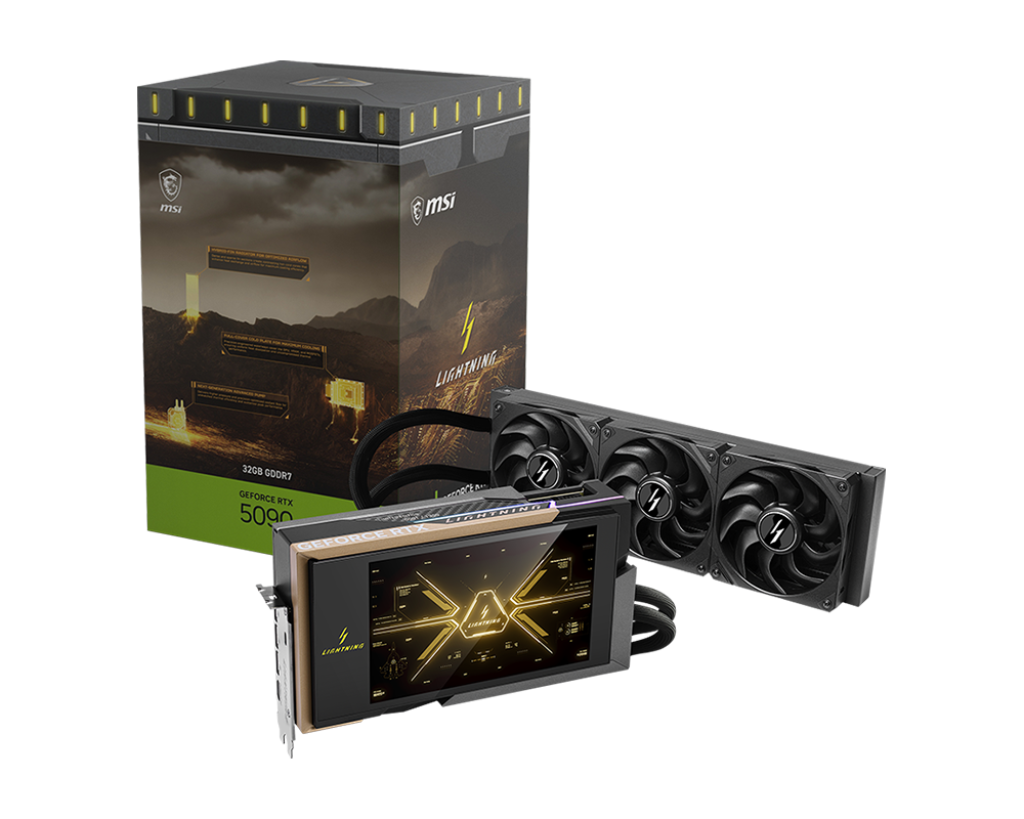 MSI Grafikkarte GeForce RTX 5090 32G LIGHTNING Z - MSI e-Shop | Offiziell von MSI Deutschland