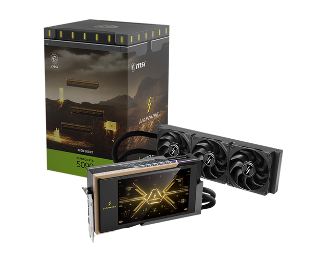 MSI Grafikkarte GeForce RTX 5090 32G LIGHTNING Z - MSI e-Shop | Offiziell von MSI Deutschland