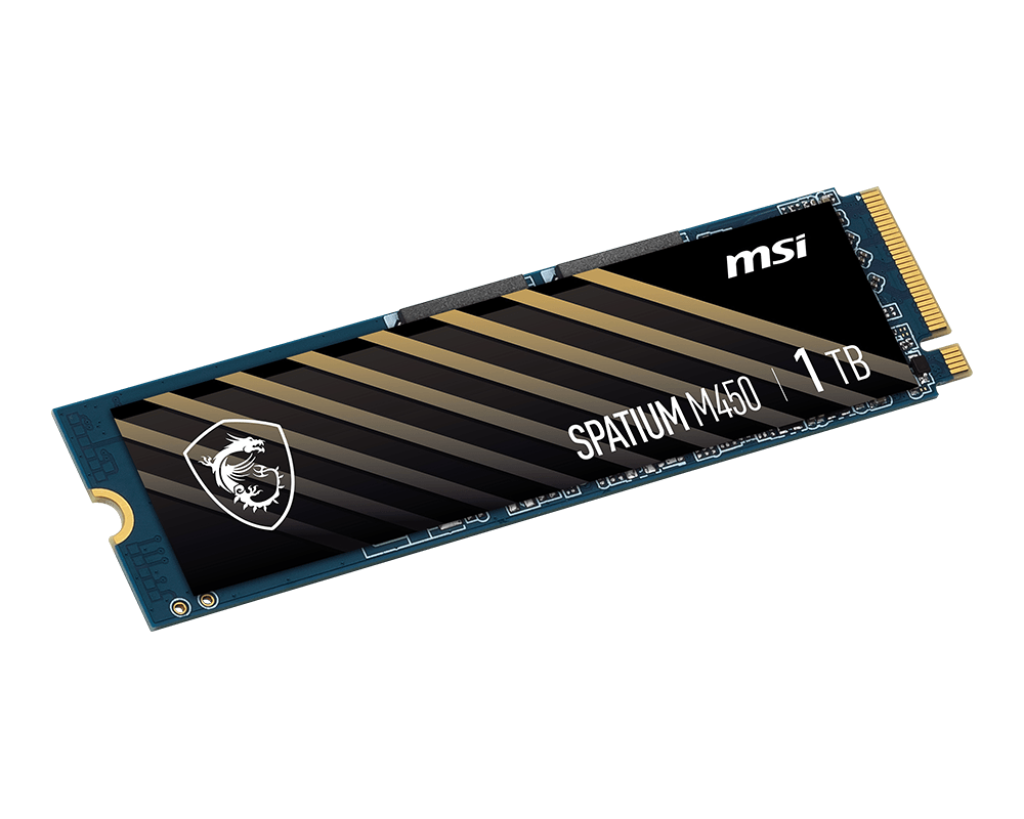 MSI SSD SPATIUM M450 PCIe 4.0 NVMe M.2 1TB V1 - MSI e-Shop | Offiziell von MSI Deutschland