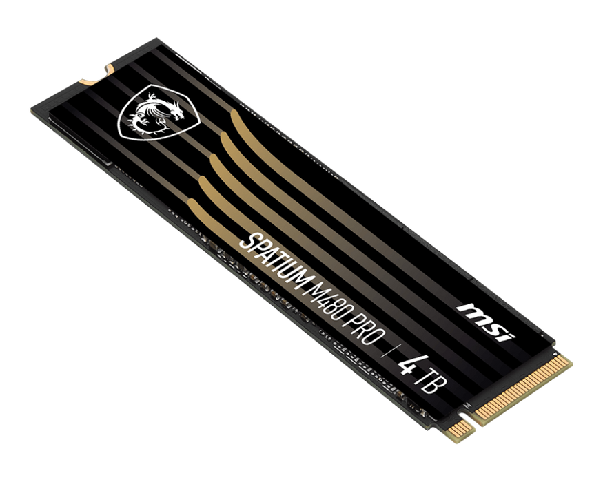 MSI Incent SSD SPATIUM M480 PRO PCIe 4.0 NVMe M.2 4TB - MSI e-Shop | Offiziell von MSI Deutschland