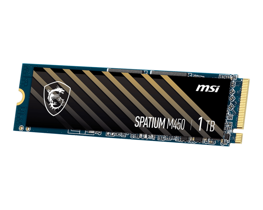 MSI CB SSD SPATIUM M450 PCIe 4.0 NVMe M.2 1TB - MSI e-Shop | Offiziell von MSI Deutschland