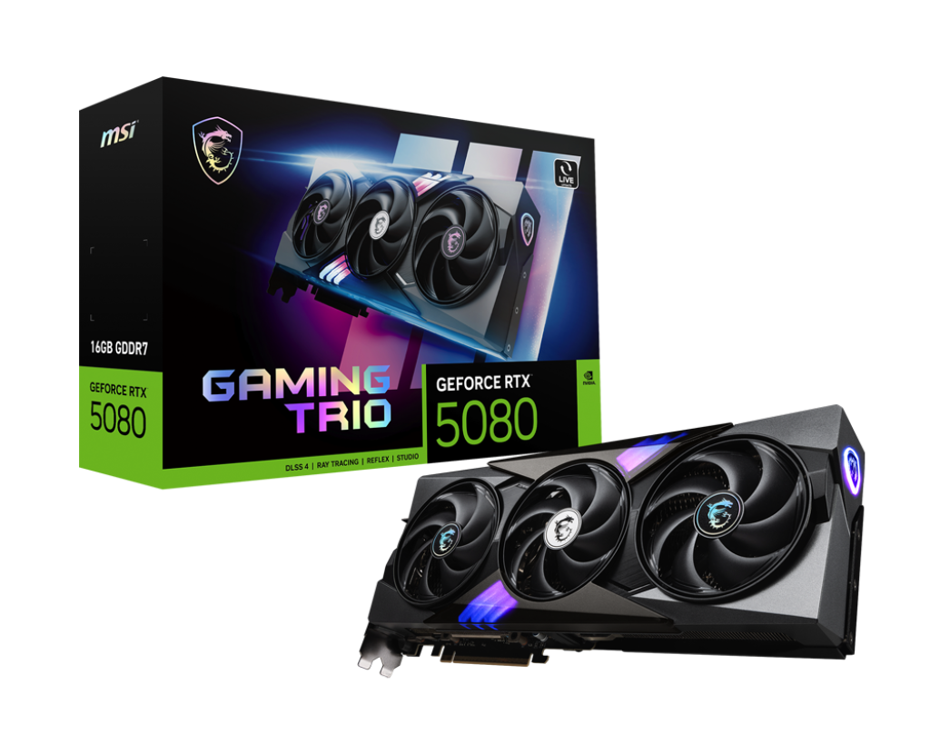 MSI Grafikkarte GeForce RTX 5080 16G GAMING TRIO