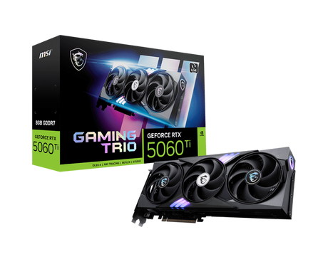 GeForce RTX 5060 Ti 8G GAMING TRIO - MSI e-Shop | Offiziell von MSI Deutschland