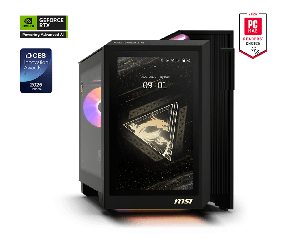 MSI Desktop PC MEG Vision X AI 2NVP7-209AT