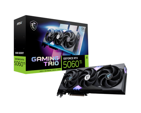 MSI Grafikkarten GeForce RTX 5060 Ti 8G GAMING TRIO OC - MSI e-Shop | Offiziell von MSI Deutschland