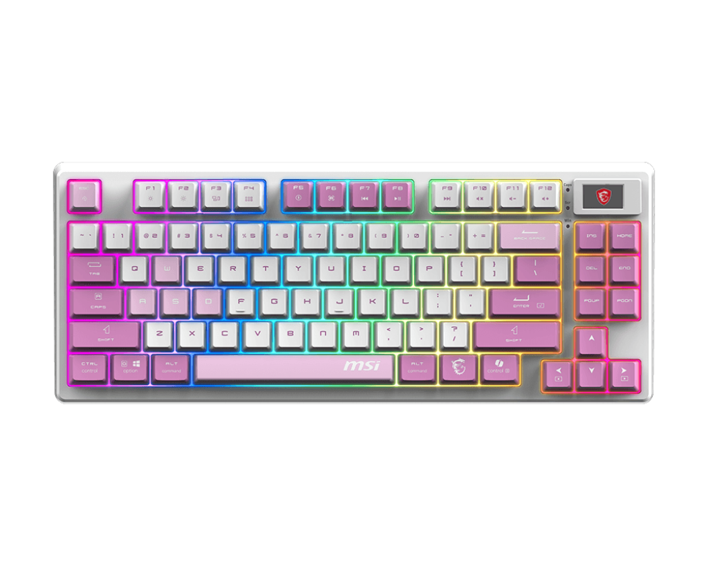 MSI Gaming Tastatur FORGE GK600 TKL WIRELESS VIOLET DE