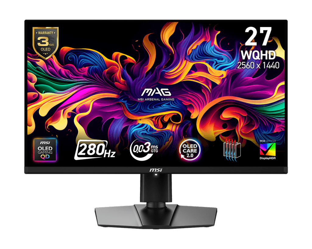 MSI 27' Gaming Monitor MAG 271QP QD-OLED X28 - Refurbished
