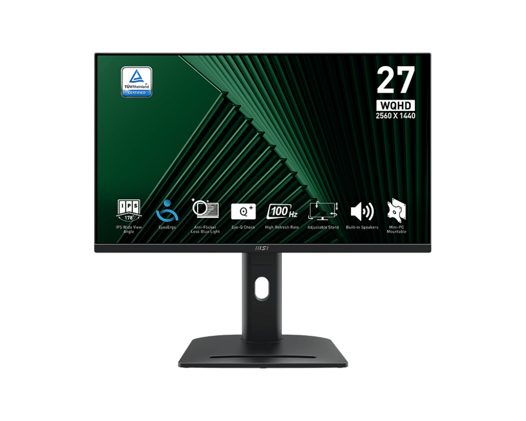 MSI PRO MP275QPG | MSI Pro Monitor - MSI e-Shop | Offiziell von MSI Deutschland