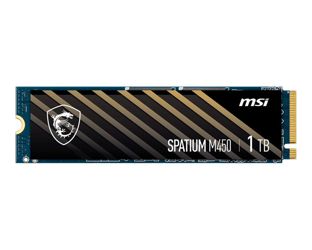MSI SSD SPATIUM M450 PCIe 4.0 NVMe M.2 1TB V1 - MSI e-Shop | Offiziell von MSI Deutschland