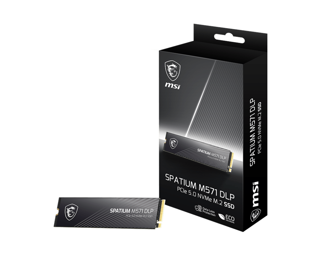 SPATIUM M571 DLP PCIe 5.0 NVMe M.2 2TB - MSI e-Shop | Offiziell von MSI Deutschland