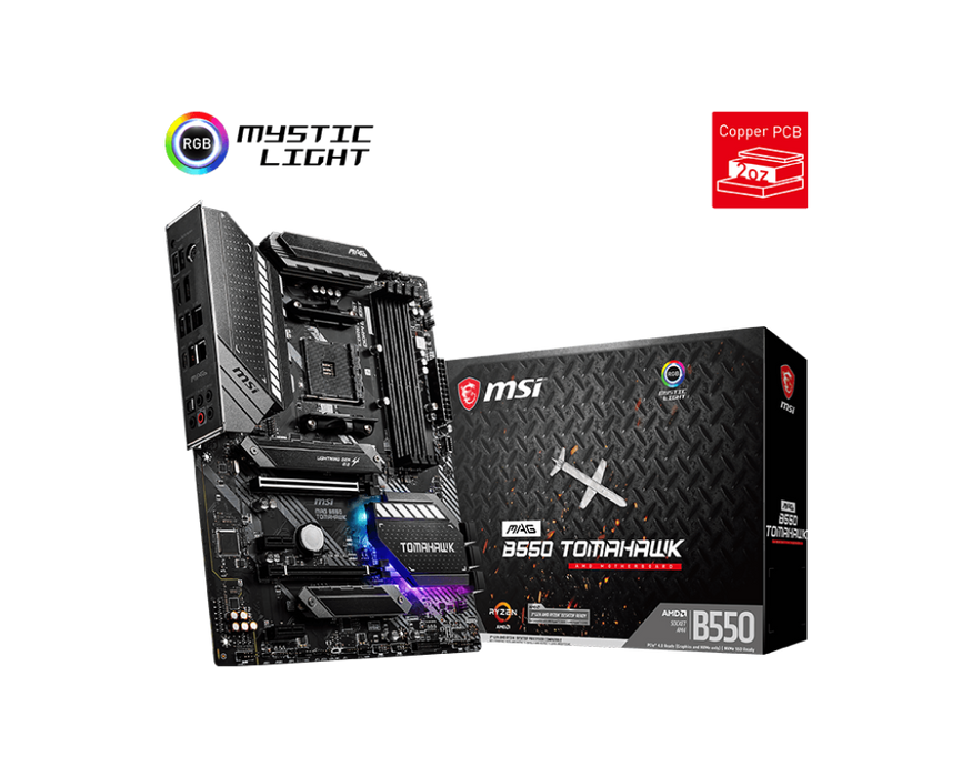 MSI Motherboard MAG B550 TOMAHAWK