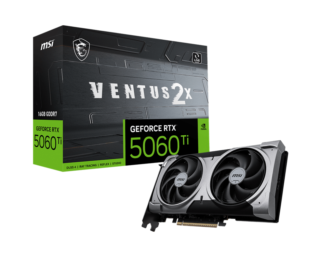 MSI Grafikkarte GeForce RTX 5060 Ti 16G VENTUS 2X PLUS