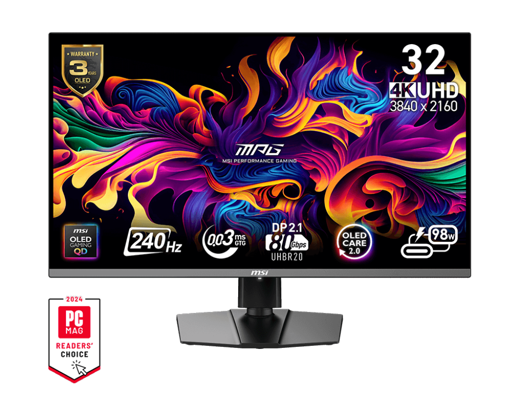 MSI CB MPG 322URX QD-OLED | MSI Gaming Monitor