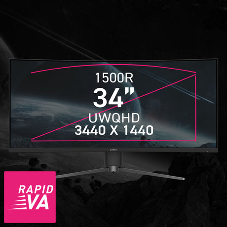 MSI CB MPG 346CQRF X24 | MSI Gaming Monitor - MSI e-Shop | Offiziell von MSI Deutschland
