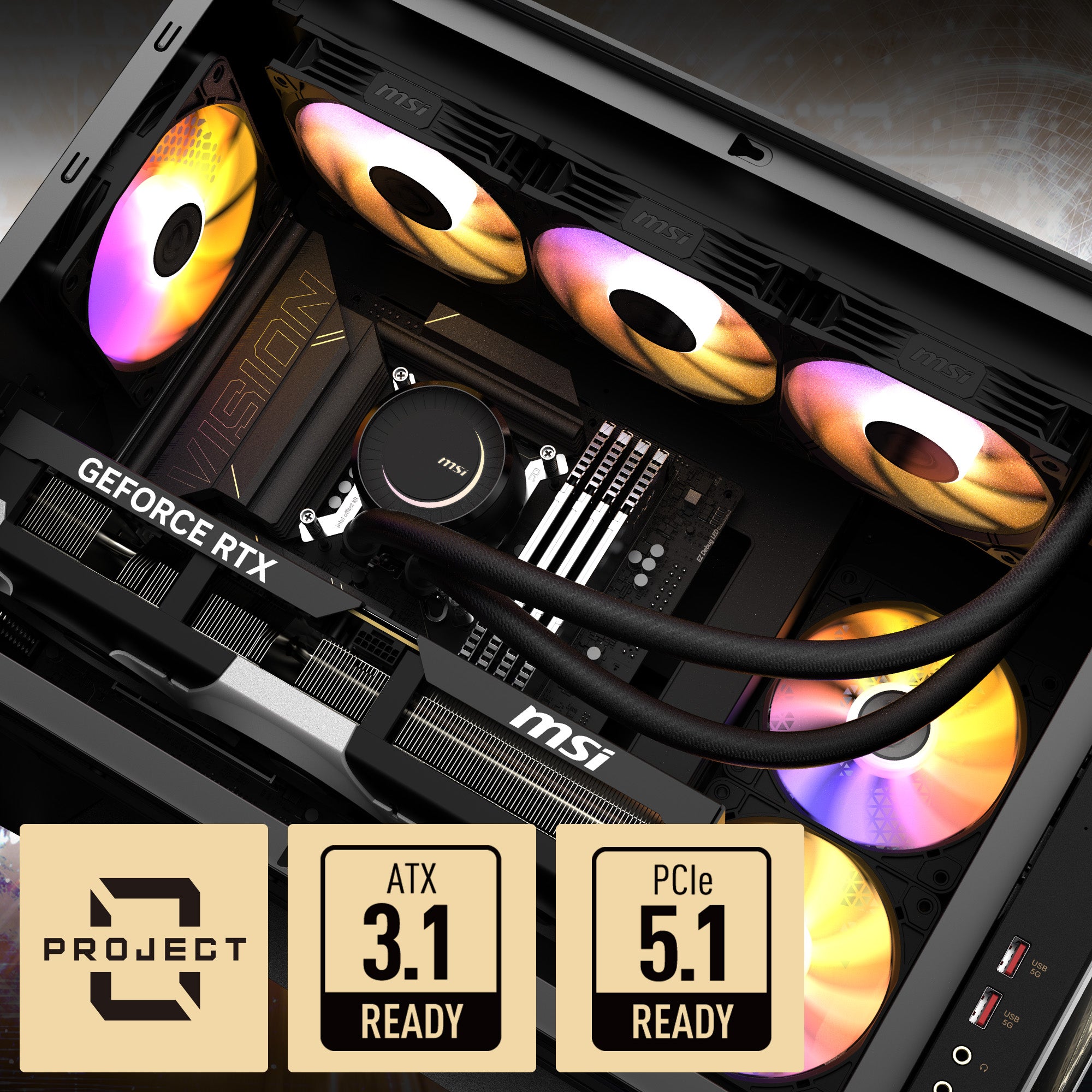 MSI CB Desktop PC MEG Vision X AI 2NVP7-209AT - MSI e-Shop | Offiziell von MSI Deutschland