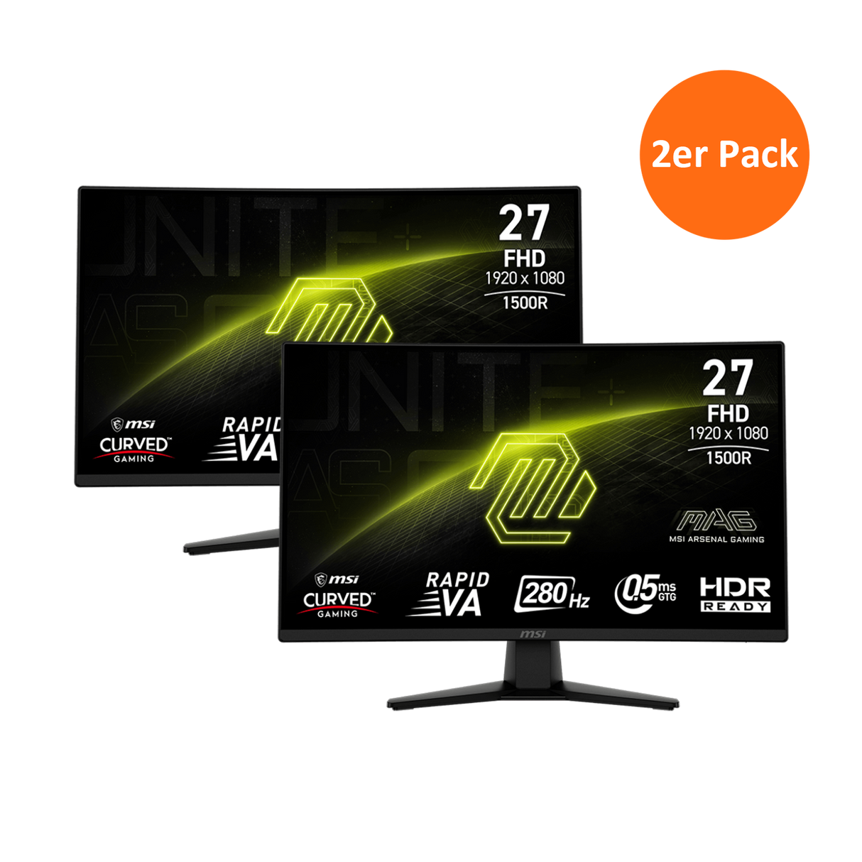 2er Pack - MAG 274CXF | MSI Gaming Monitor