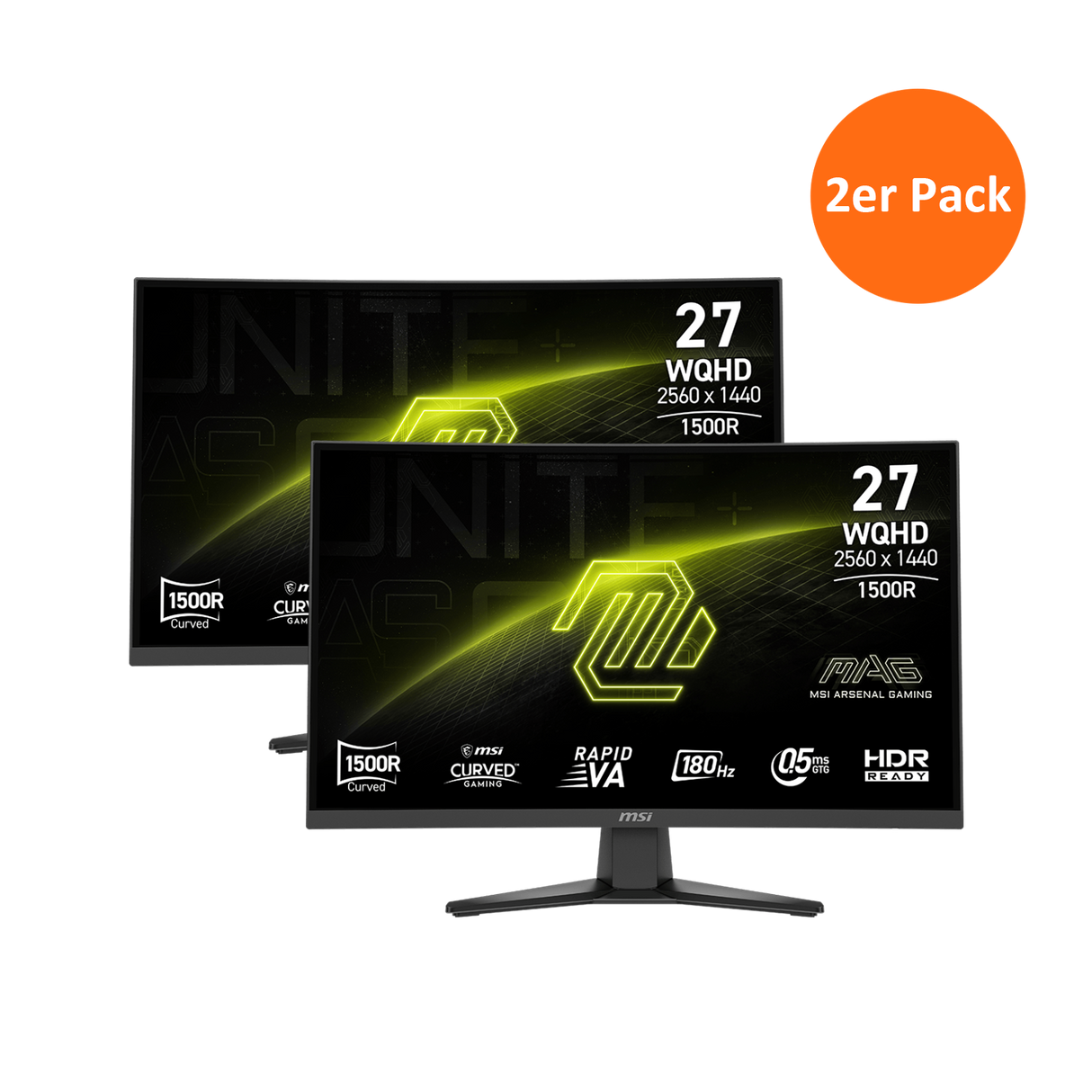 2er Pack - MAG 275CQF E18 | MSI Gaming Monitor