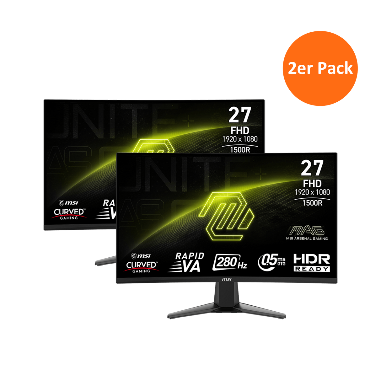 2er Pack - MAG 276CXF | MSI Gaming Monitor