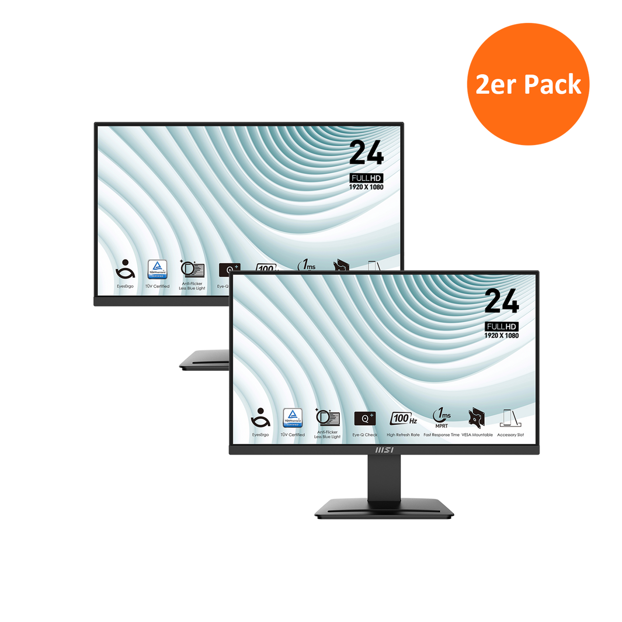 2er Pack - PRO MP2412 | MSI Pro Monitor - MSI e-Shop | Offiziell von MSI Deutschland
