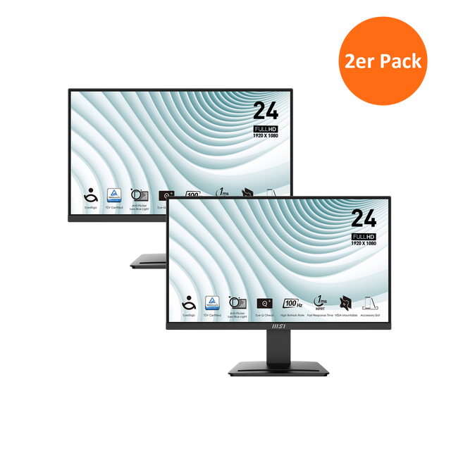2er Pack - PRO MP2412 | MSI Pro Monitor - MSI e-Shop | Offiziell von MSI Deutschland