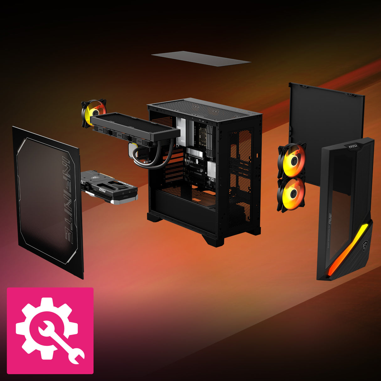 MSI Desktop PC MPG Infinite Z3 X3D 9NVRR7-848EU