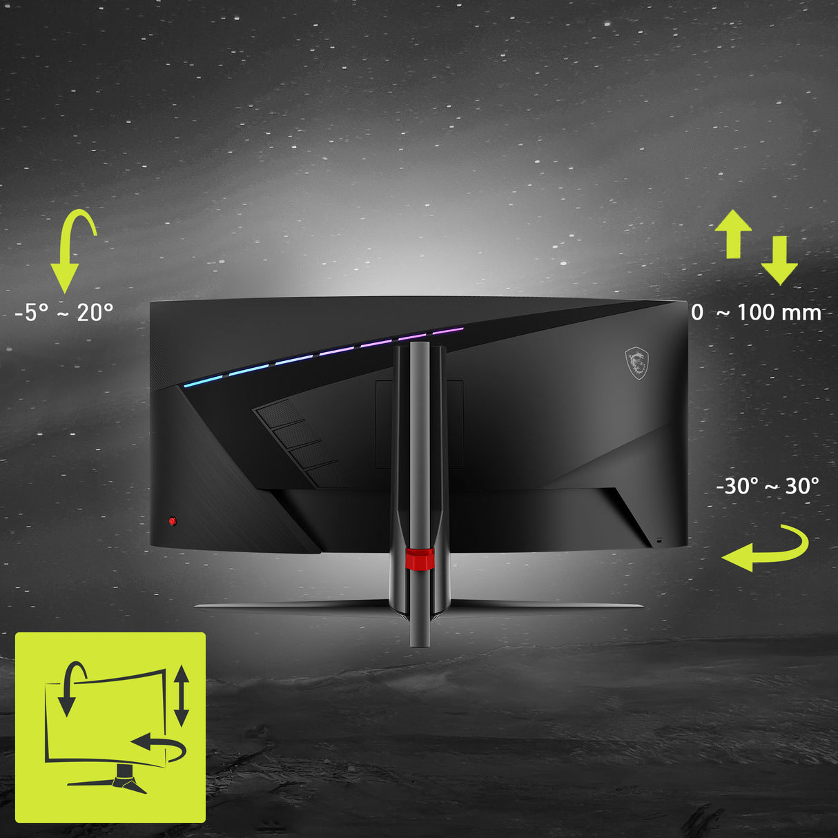 MSI CB MAG 345CQRF E20 | MSI Gaming Monitor - MSI e-Shop | Offiziell von MSI Deutschland
