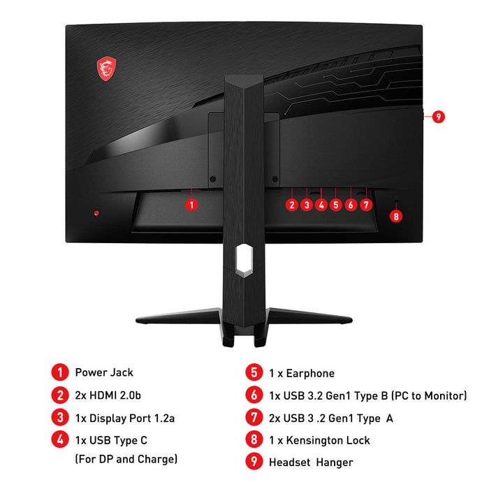 MSI Incent G272CQPDE | MSI eSport Gaming Monitor - MSI e-Shop | Offiziell von MSI Deutschland