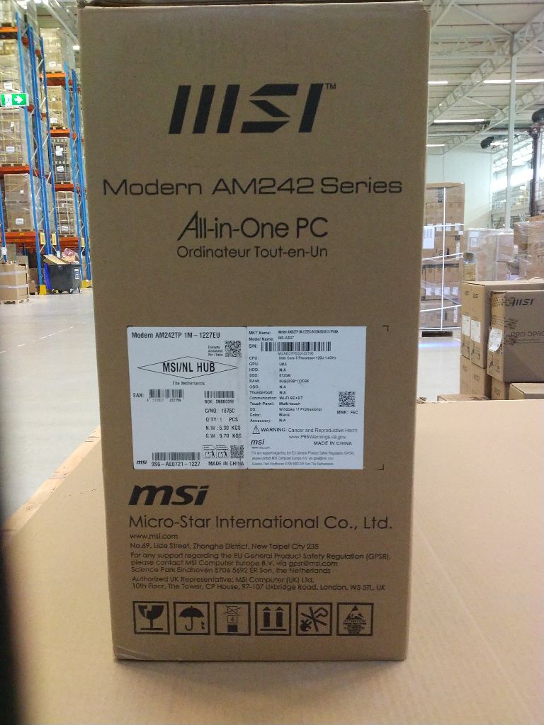 MSI All-In-One Desktop PC Modern AM242TP 1M-1227EU  ****Verpackung leicht beschädigt****