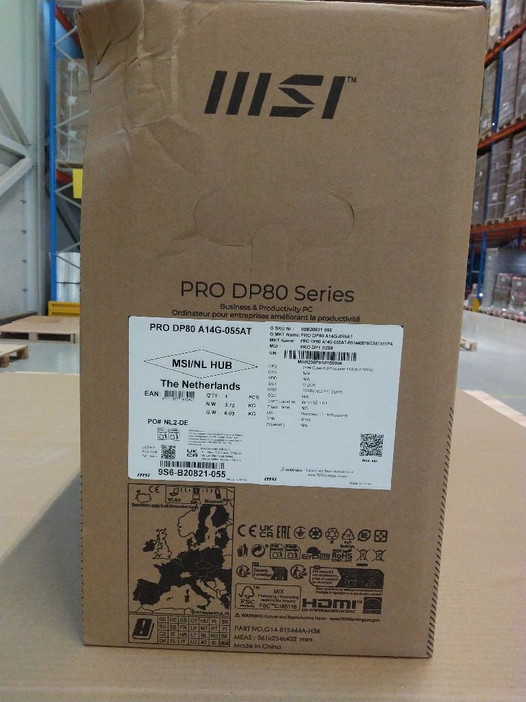 PRO DP80 A14G-055AT | MSI Pro Desktop PC  ****Verpackung leicht beschädigt****