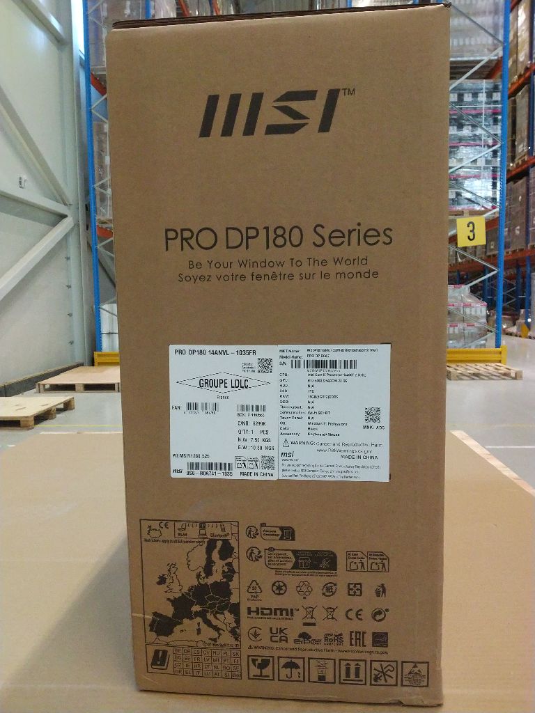 MSI Desktop PC PRO DP180 14ANVL-1035FR  ****Verpackung leicht beschädigt****