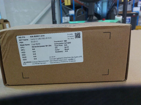 MSI Barebone PC Cubi NUC AI 1UMG-019BEU-B5125HXX  ****Verpackung leicht beschädigt****