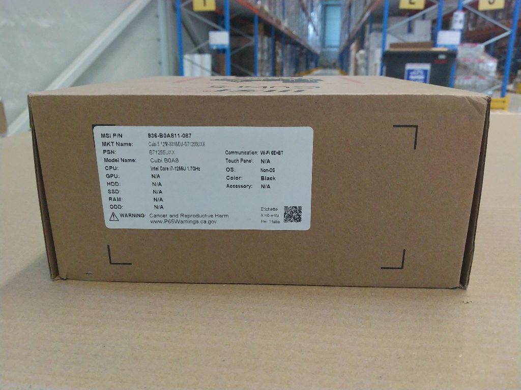 MSI Mini Barebone PC Cubi 5 12M-001BEU  ****Verpackung leicht beschädigt****