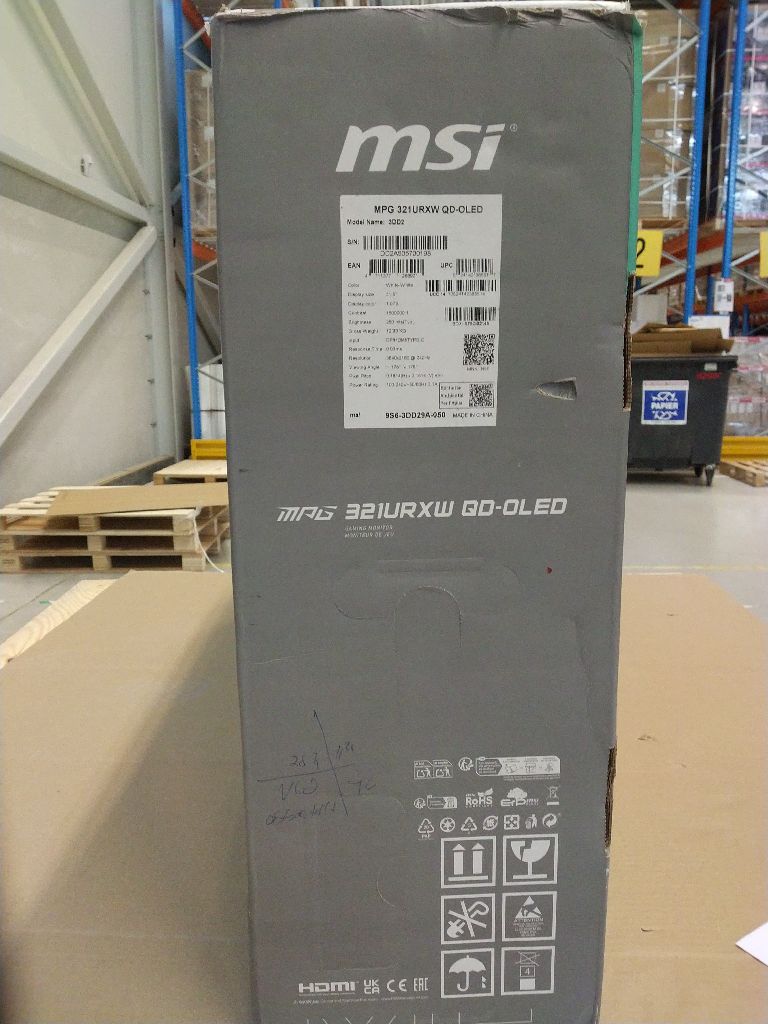 MPG 321URXW QD-OLED | MSI Gaming Monitor  ****Verpackung leicht beschädigt****